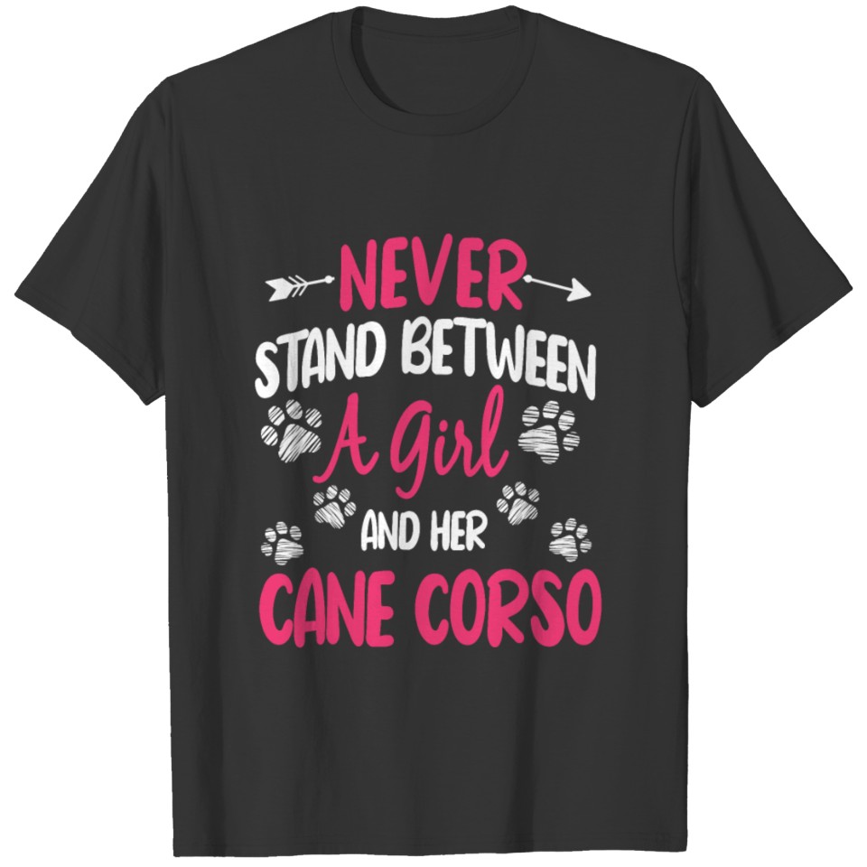 Girl And Her Cane Corso T Shirts