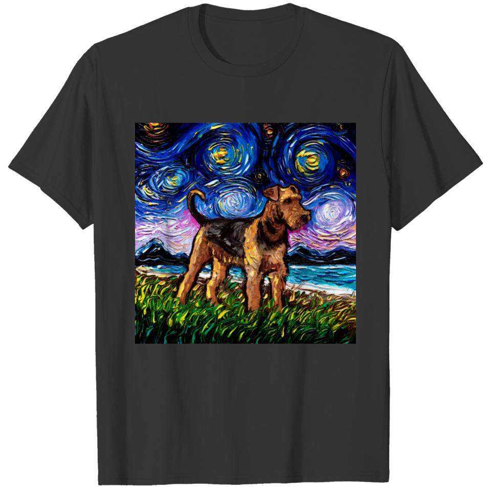 Airedale Terrier Night T-shirt
