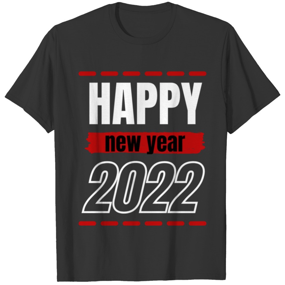 t-shirt de fête unique Happy New Year 2022 T-shirt