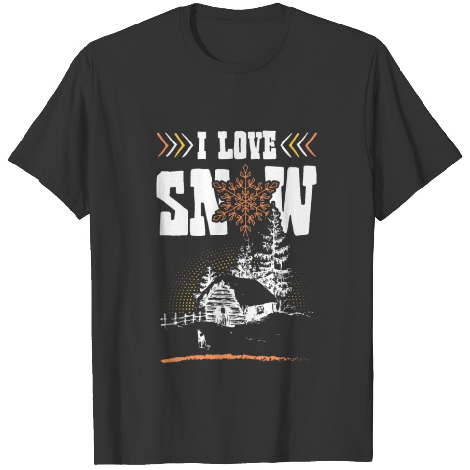 I Love Snow T-shirt