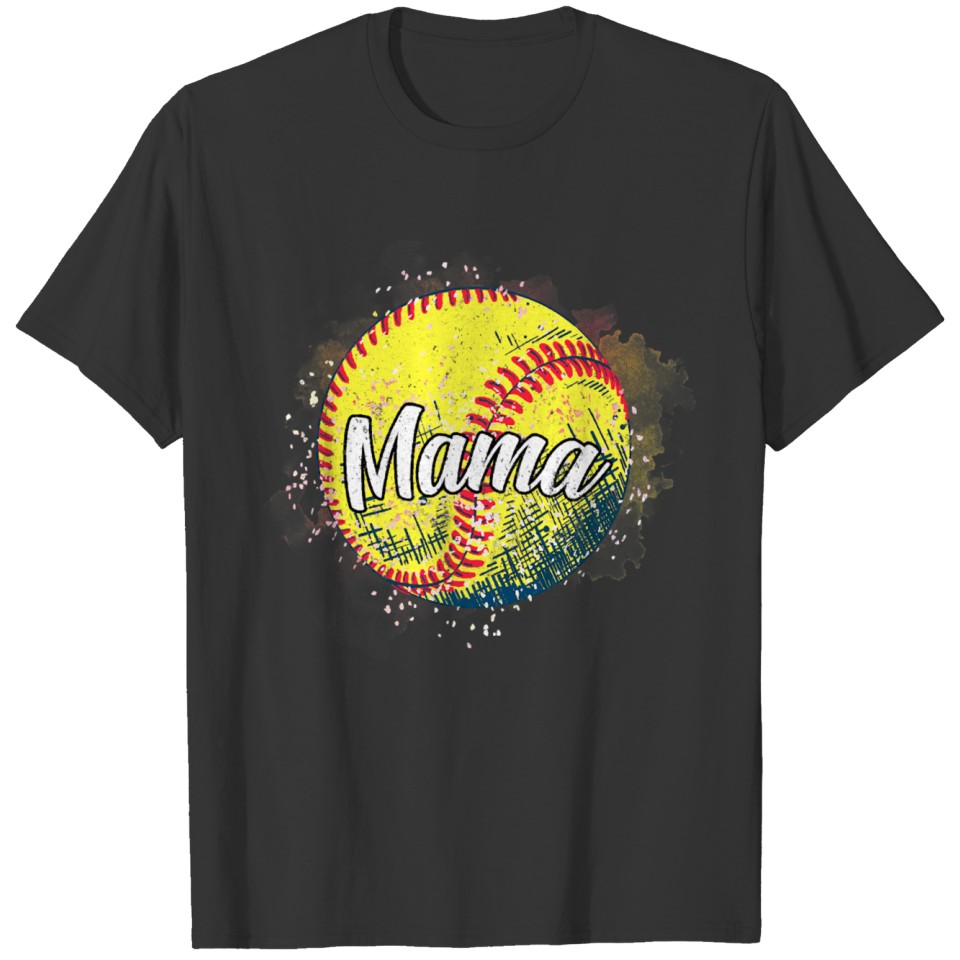 Softball Aunt Baseball Mothers Day 101 Softball Co T-shirt