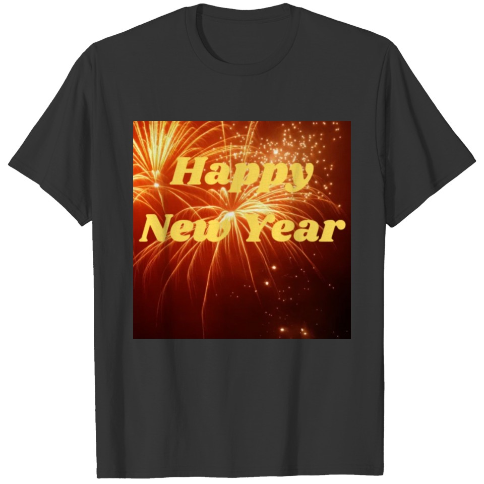Happy New Year Art Design T-shirt