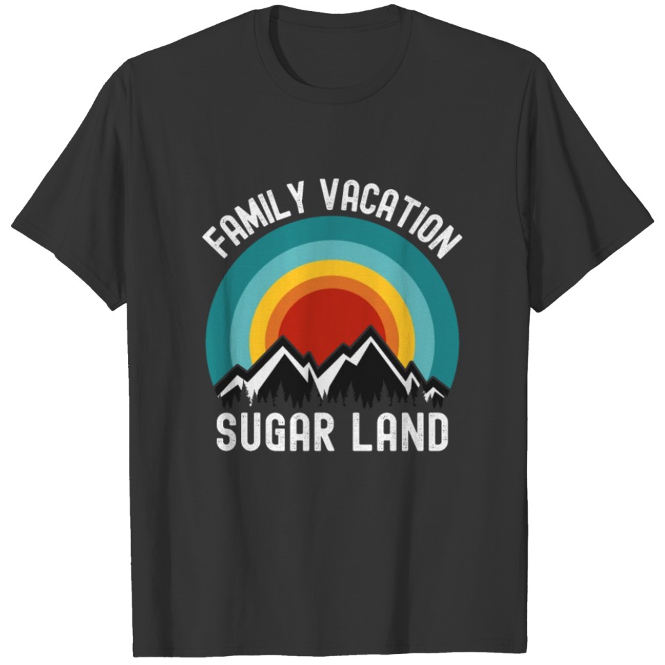 Sugar Land Family Vacation Matching Outfit T-shirt