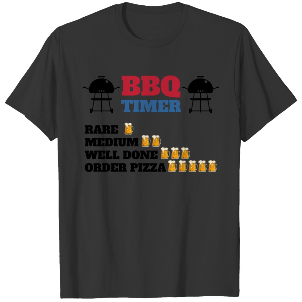 BBQ Timer funny Smoker T-shirt