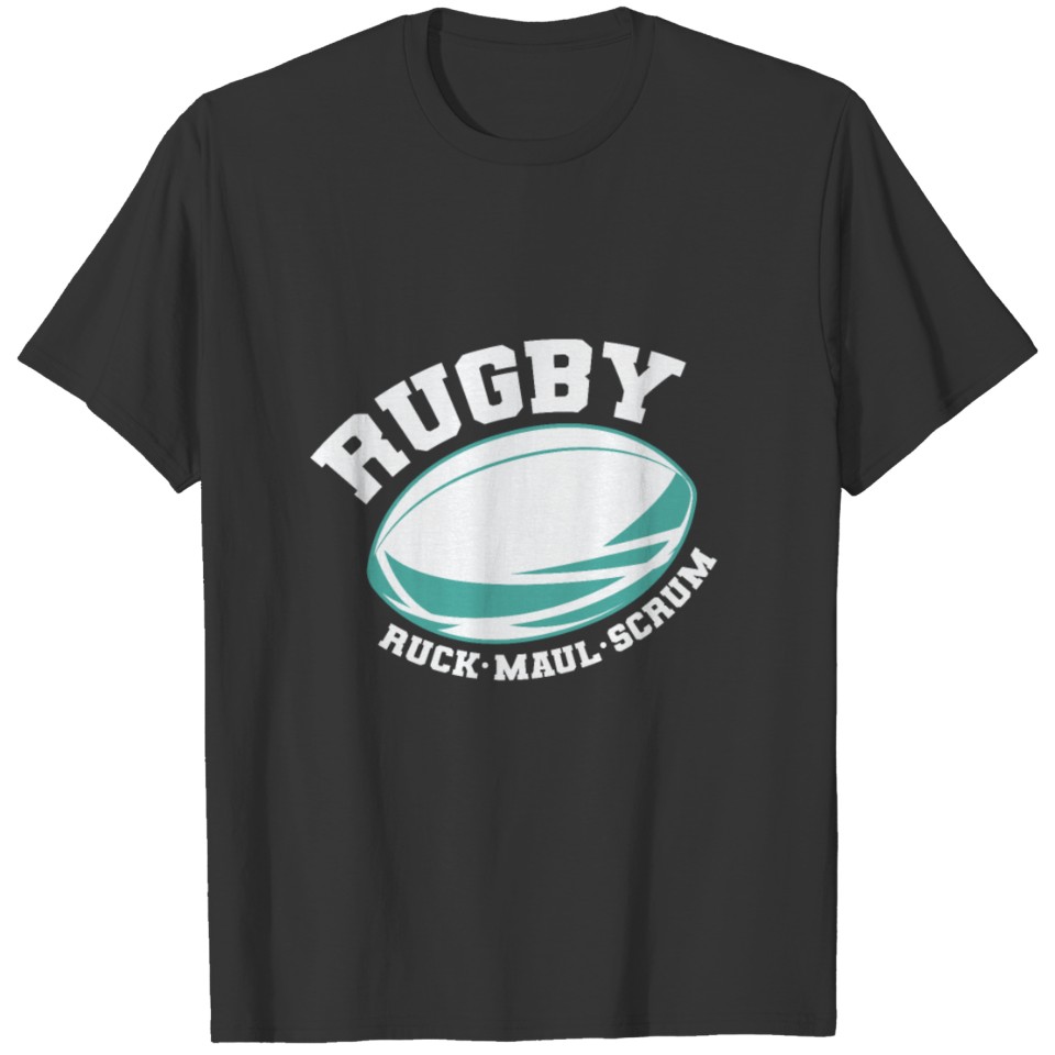 Rugby Ruck Maul Scrum Football Sport T-shirt