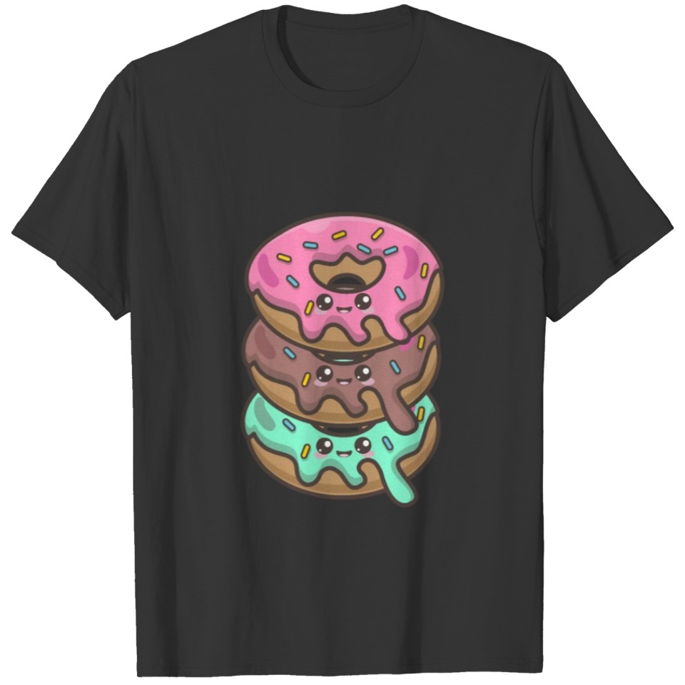 Cute Kawaii Donuts Stack T-shirt