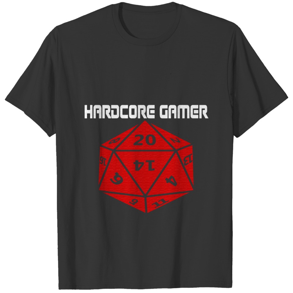 Hardcore Gamer RPG For Role-Playing Games T-shirt
