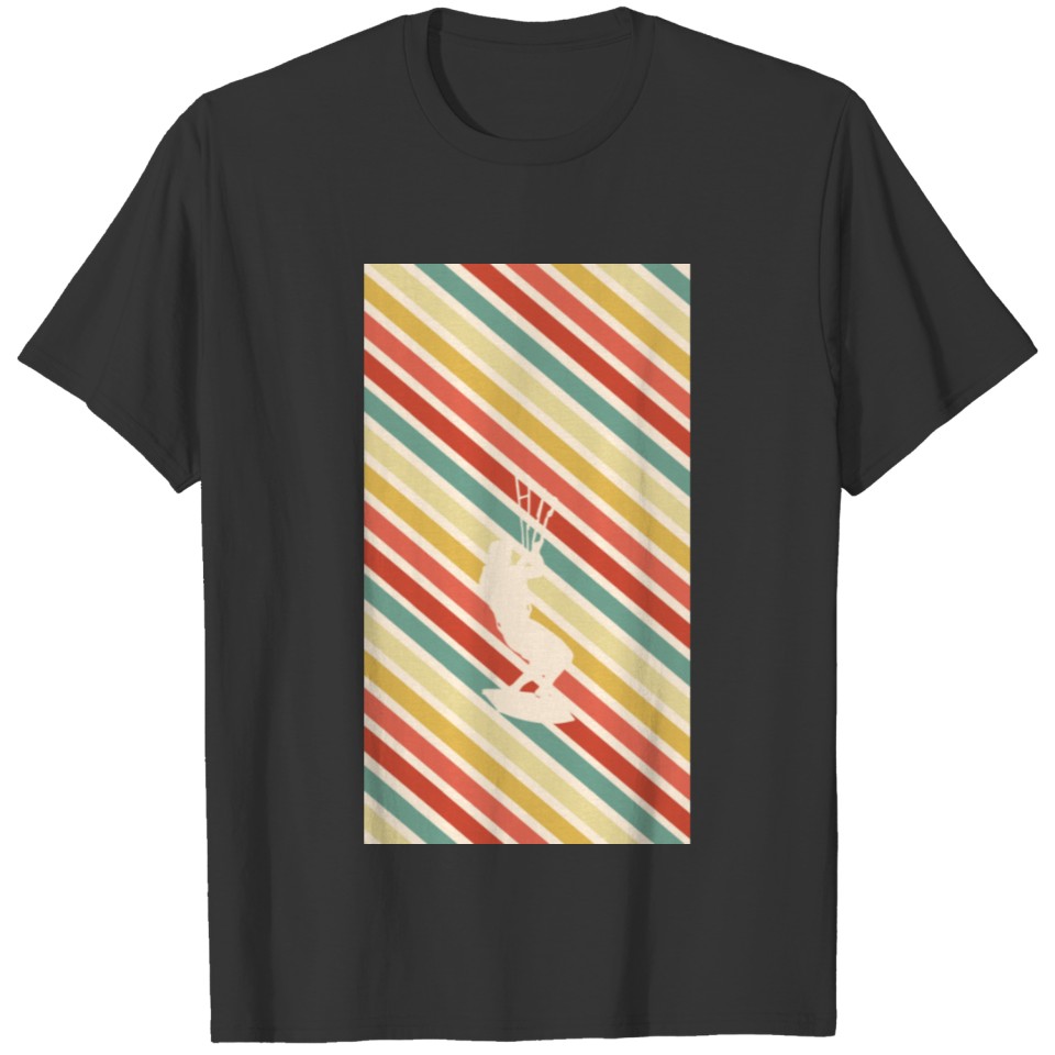 Retro Kiteboarding Vintage Kitesurfing T-shirt