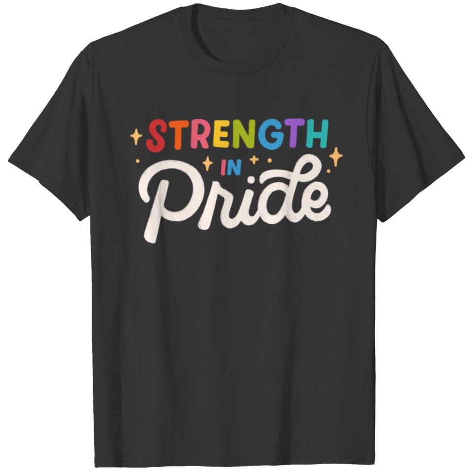 Straight in pride T-shirt