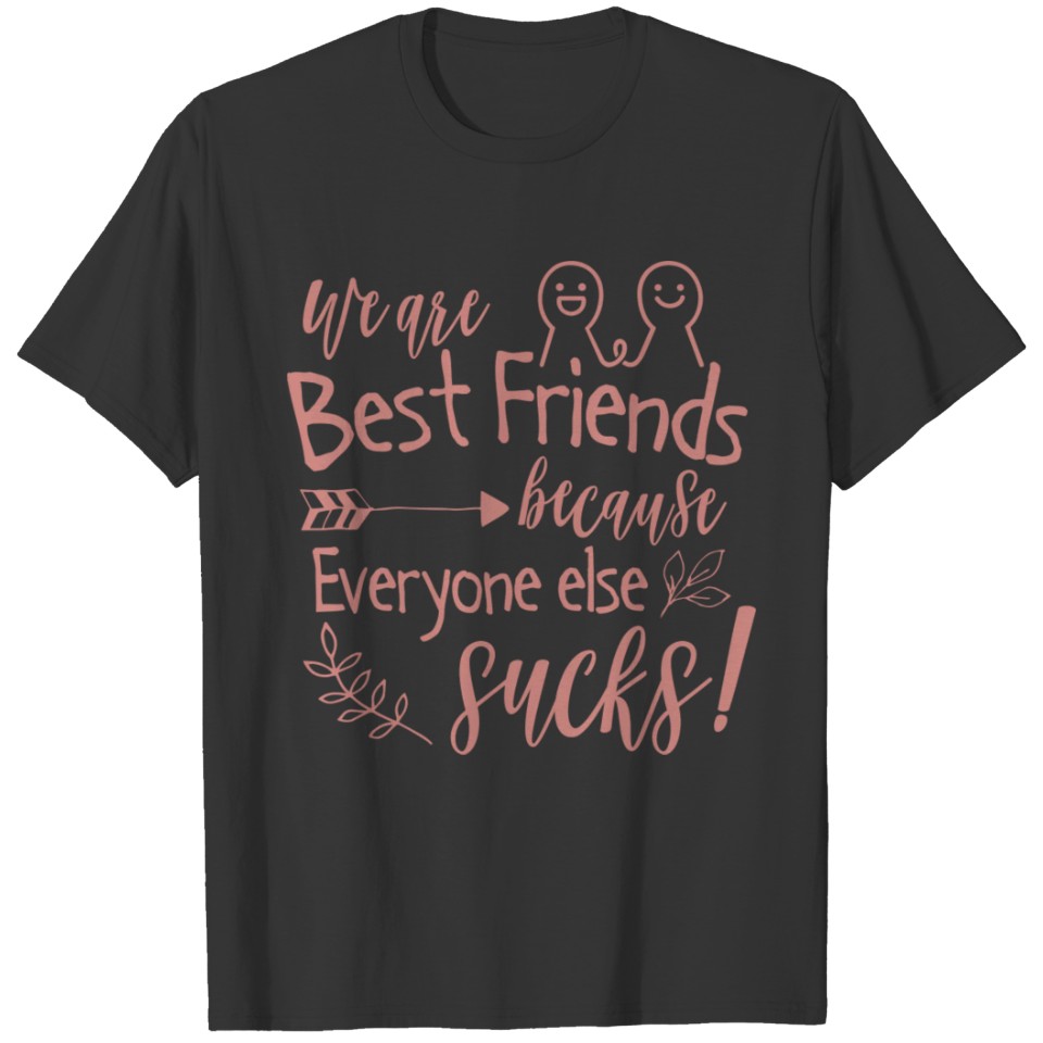 Best FriendsFunny Valentine's Day T-shirt