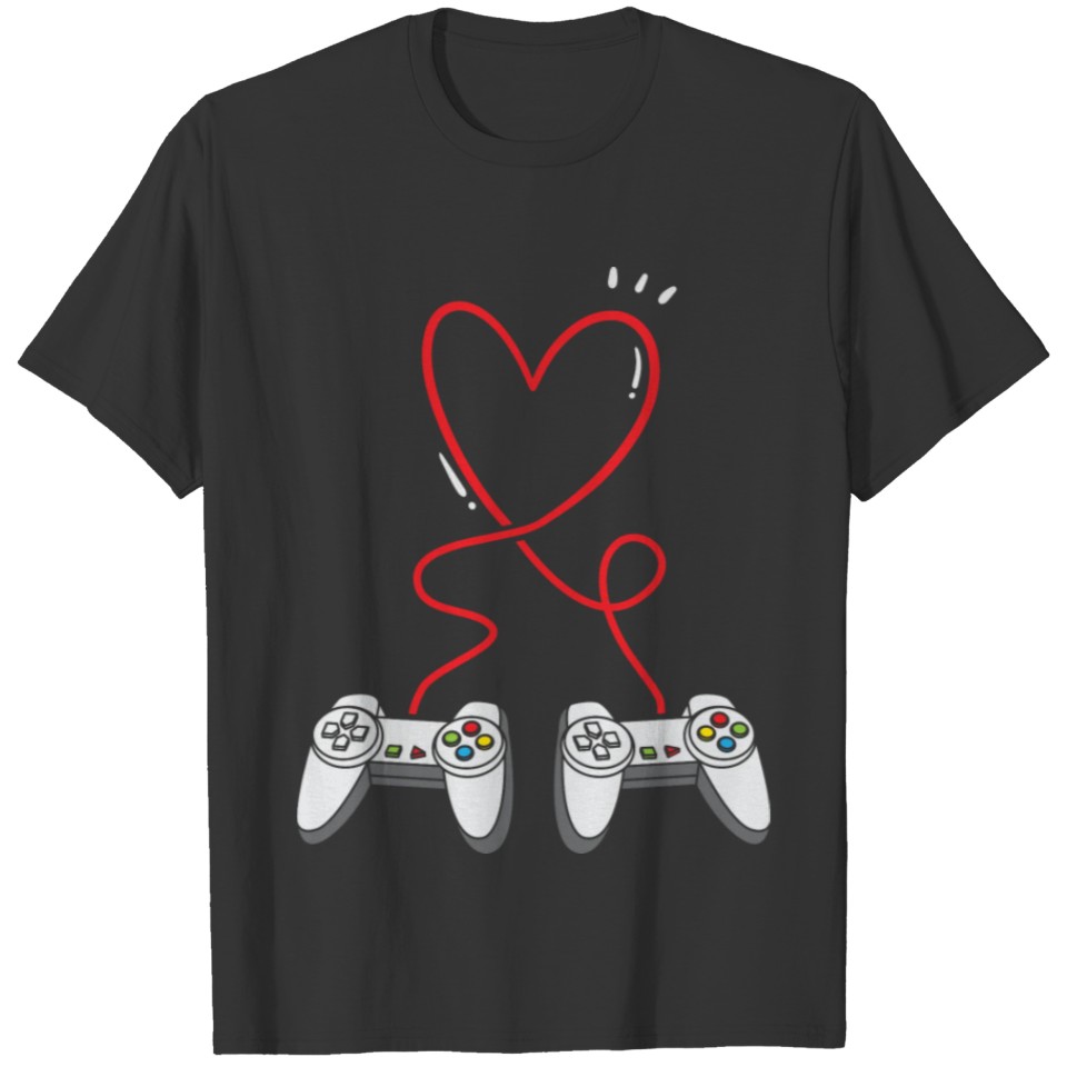 Gaming Valentine Funny Valentine's Day T-shirt
