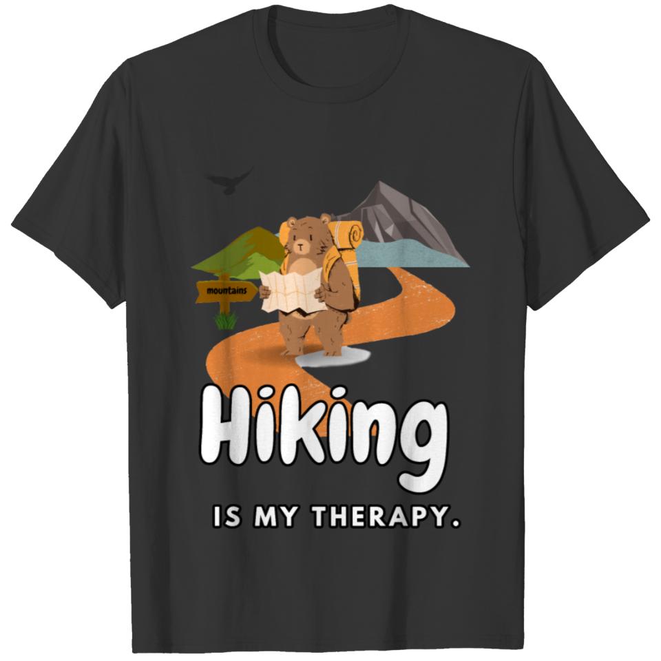 Hiking is my therapy T-shirt