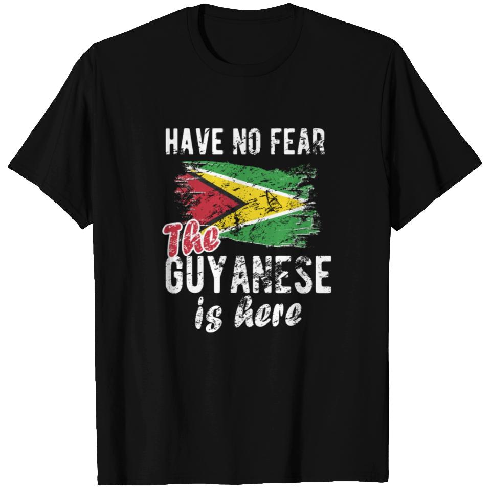 Teecastle Guyanese Roots Guyana Pride Flag Gift T-Shirt
