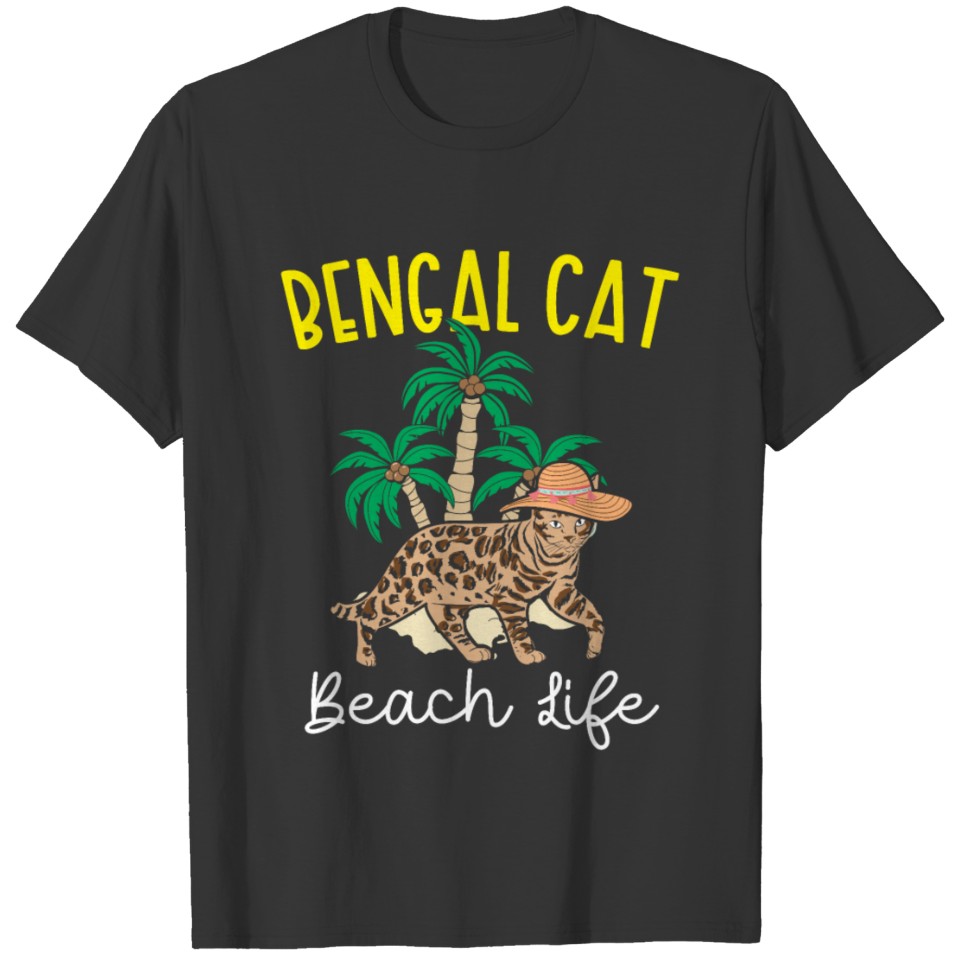 Bengal Cat Kitty Lover Meow Leopard Skin Cashmere T Shirts