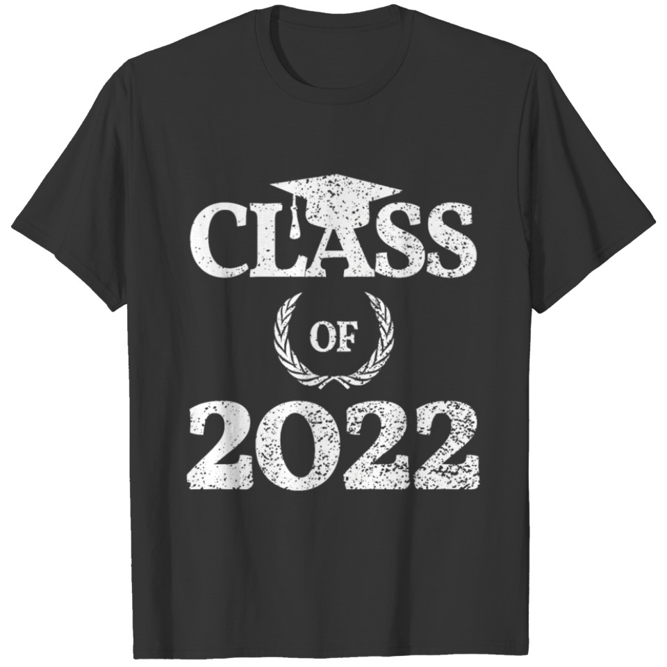 Class of 2022 Senior School Graduation College T-shirt