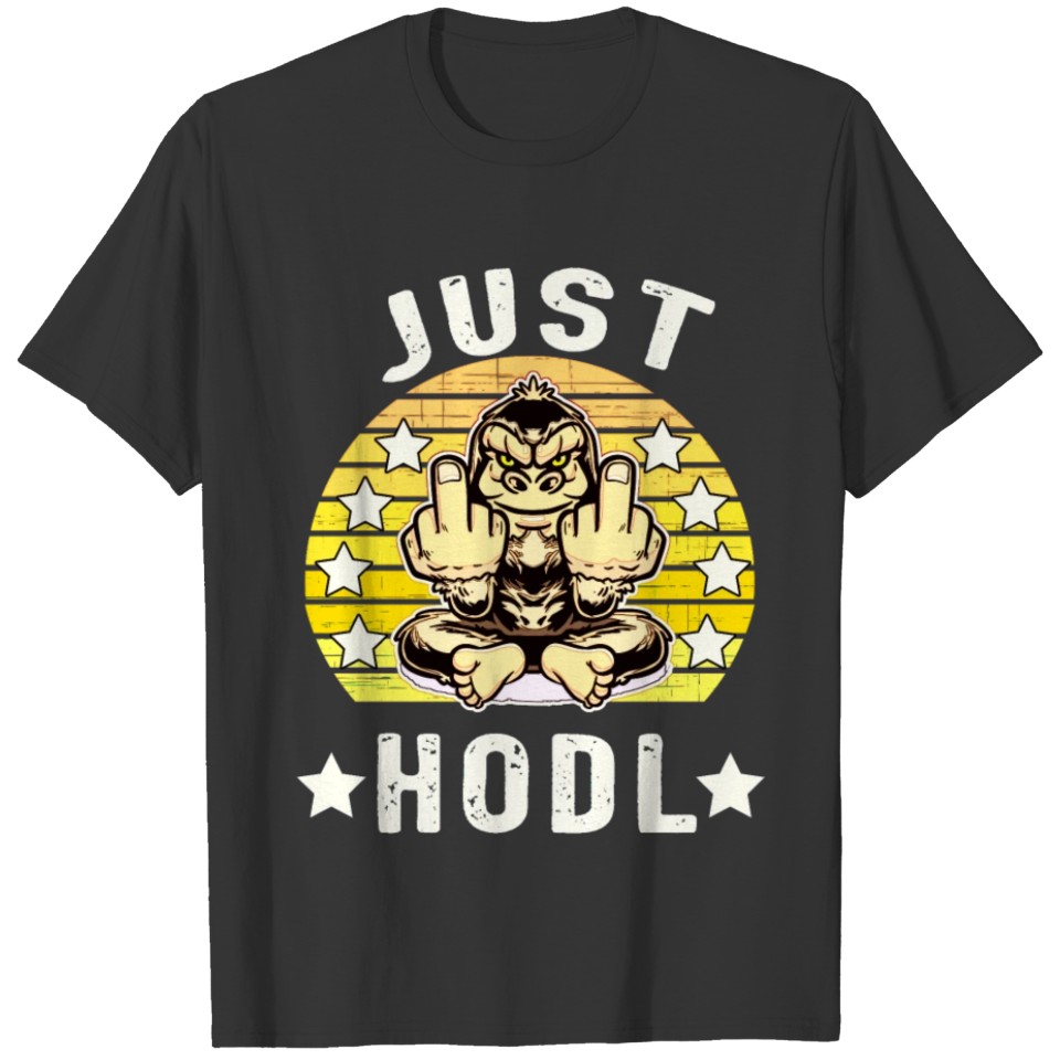 Monkey GME share stock market bull gift T-shirt