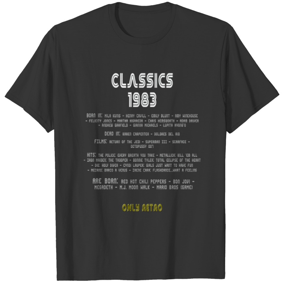 1983 T-shirt