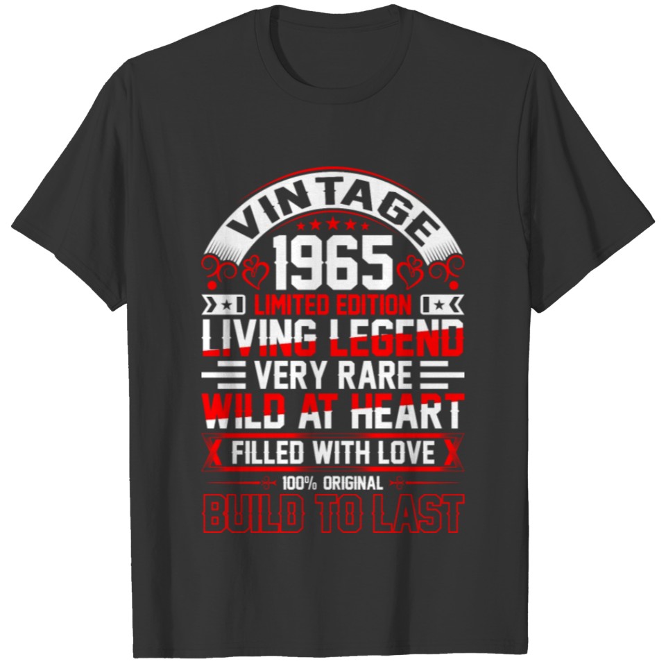 Vintage 1965 Limited Edition Tshirt T-shirt