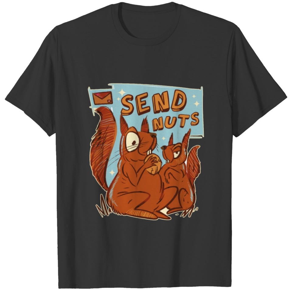 squirrel-animals-cartoon T-shirt