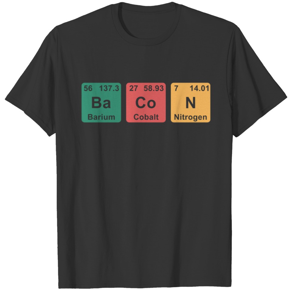 Bacon Periodic System T-shirt