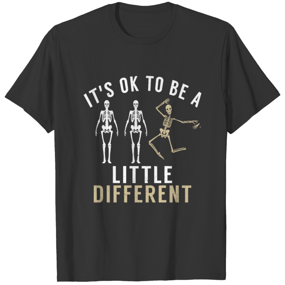 It's Ok To Be A Little Different Halloween Autism T-shirt
