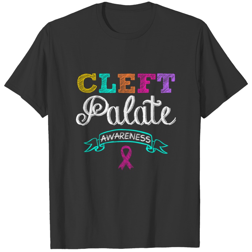 Cleft Palate Lip Strength Cleft Strong Awareness T-shirt