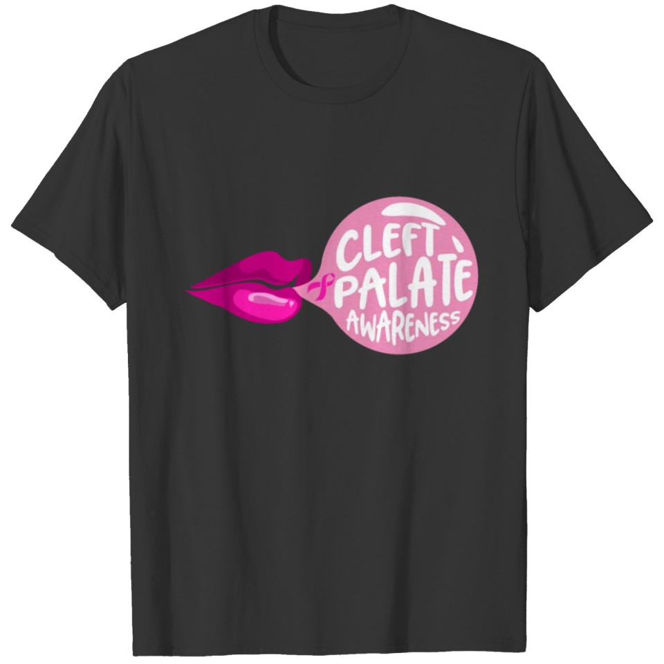 Cleft Palate Lip Patient Cleft Strong Awareness T-shirt