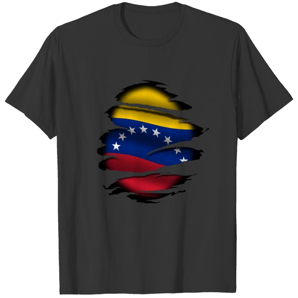 Venezuela - broken flag - Tattoo T-shirt