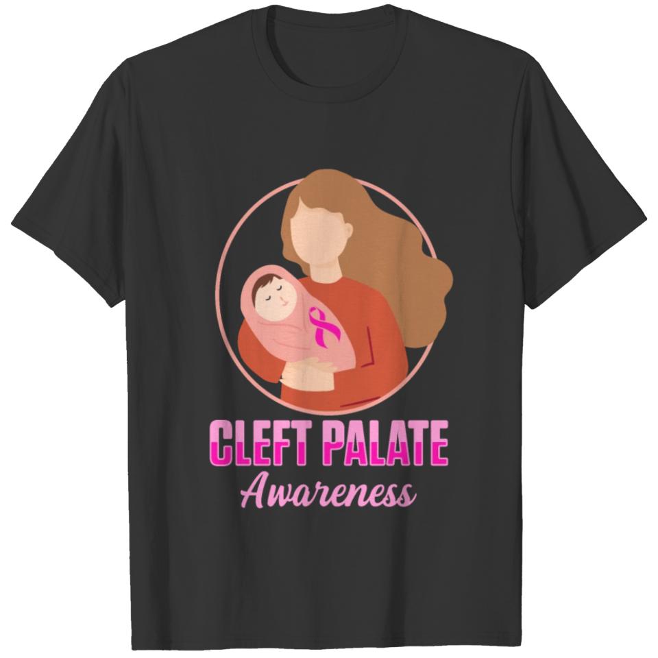 Cleft Palate Lip Family Cleft Strong Awareness T-shirt