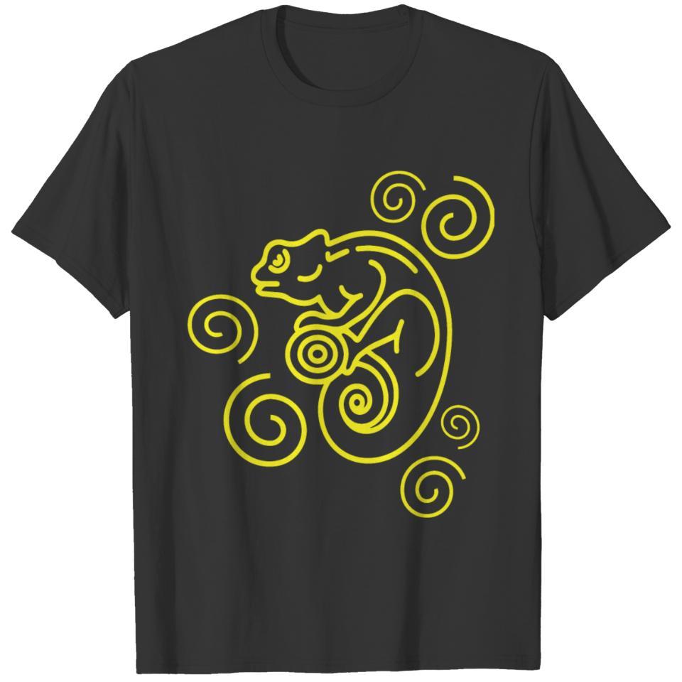 Trippy Psychedelic Chameleon Lizar T-shirt