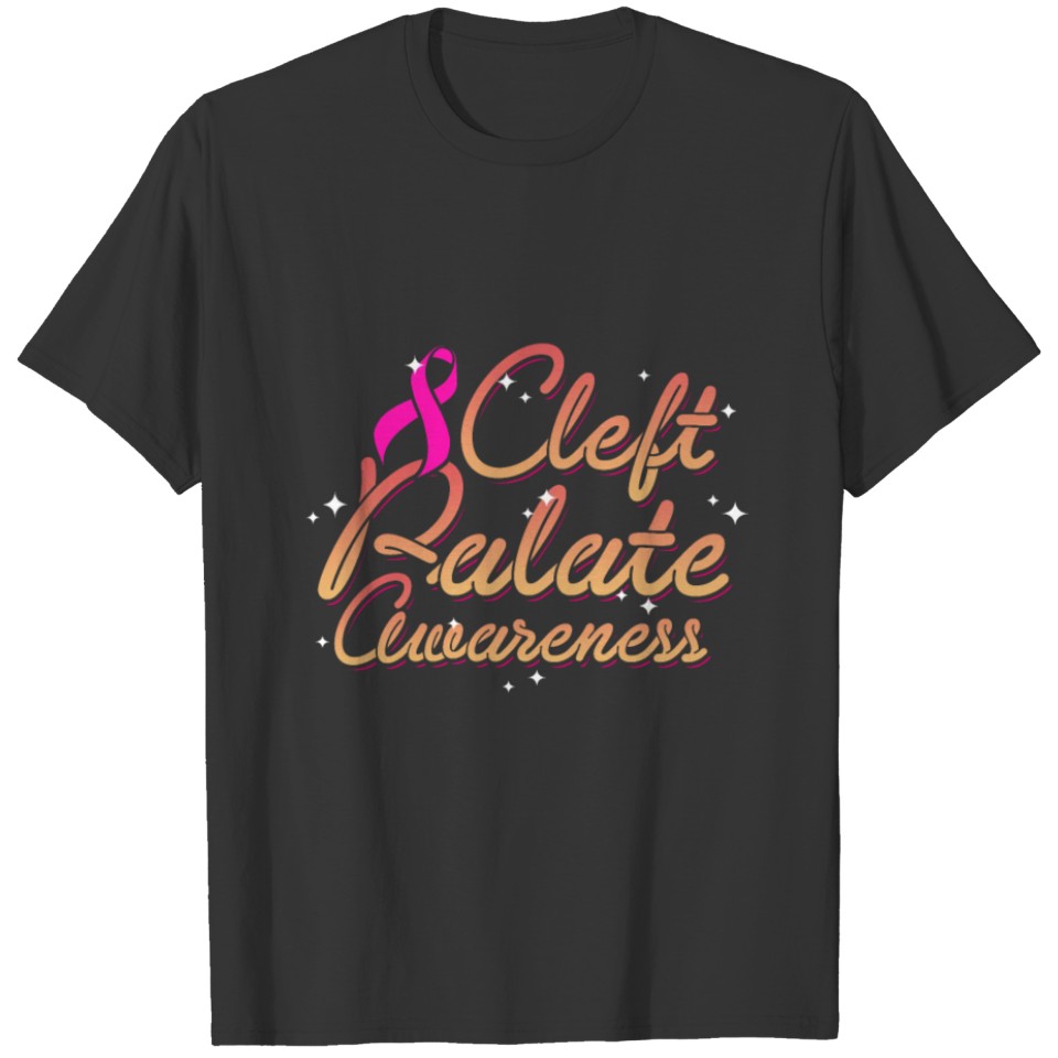 Cleft Palate Lip Research Cleft Strong Awareness T-shirt