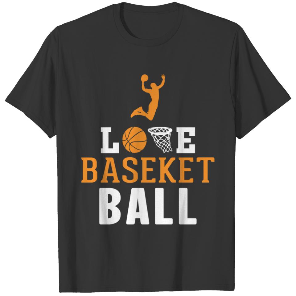 I Love Basketball - Basketball Lovers T-shirt