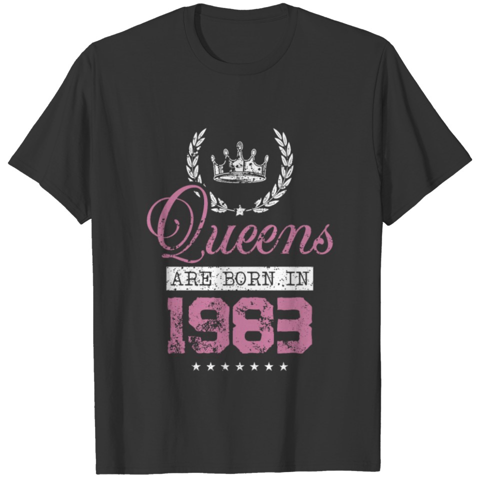 Queens born in 1983 T-shirt