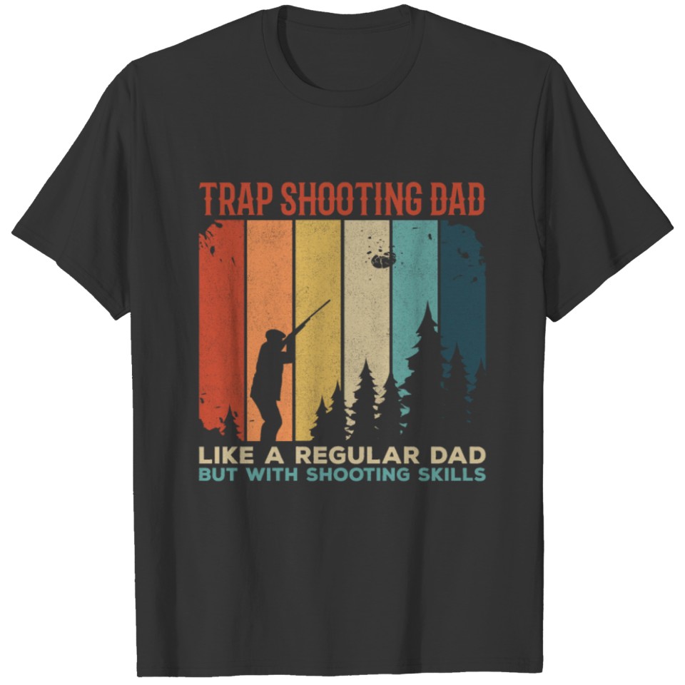 Skeet Shooting Design for a Trap Shooting Dad T-shirt
