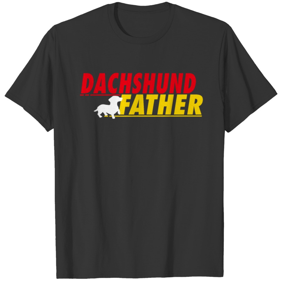 Dachshund Father T-shirt