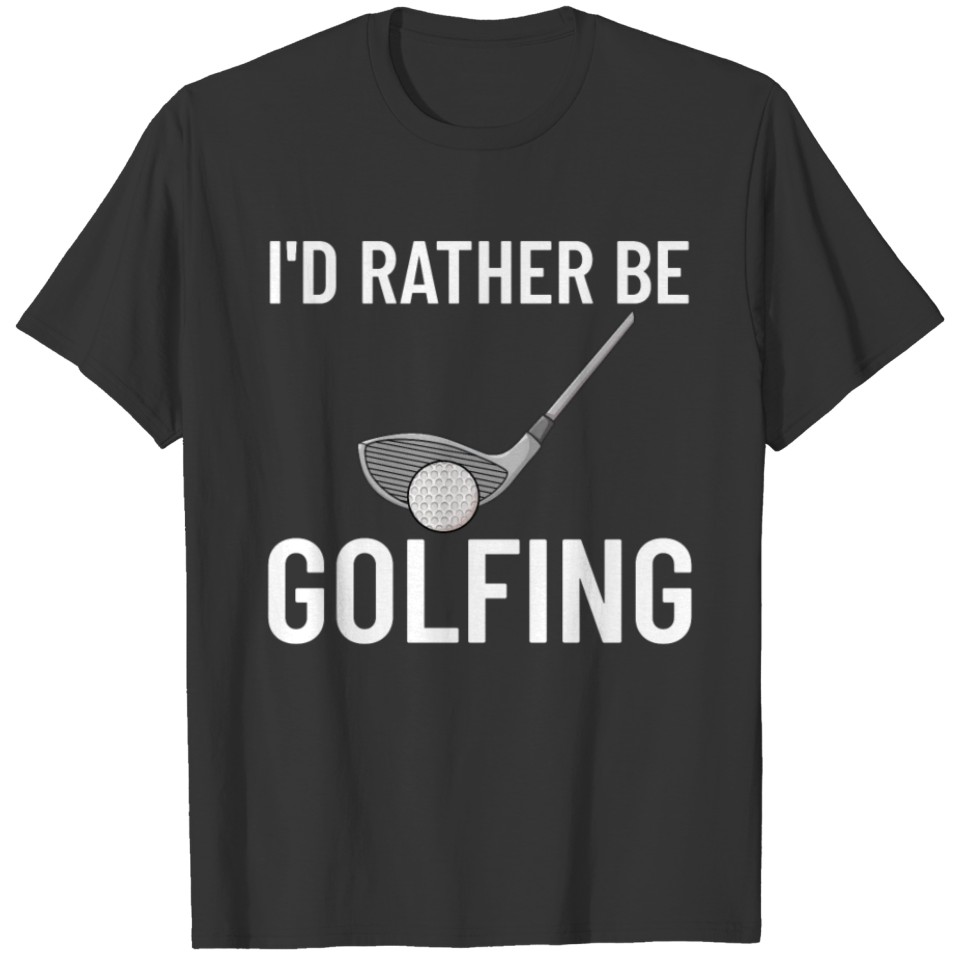 Golf Ball Golfing Player Golfer Training Beginner T-shirt
