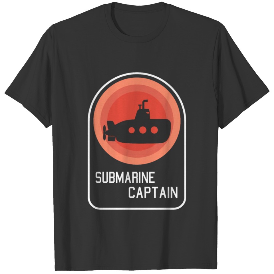Retro Submarine Present Idea T-shirt
