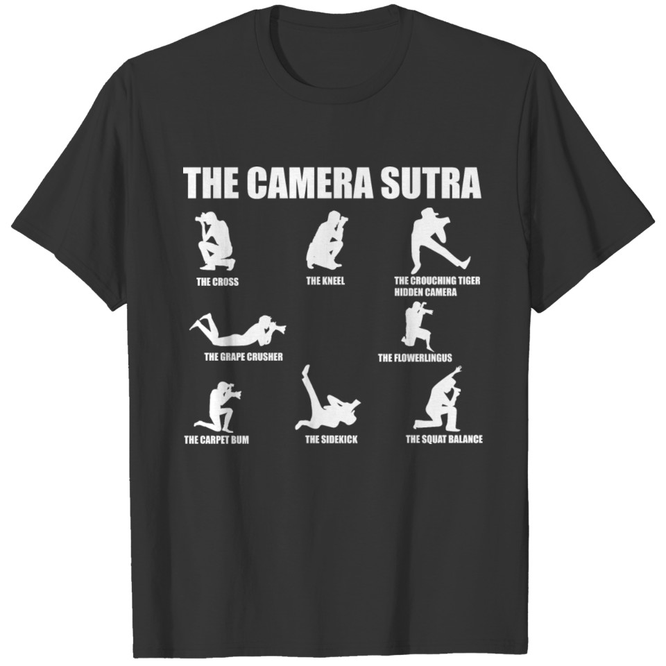 Funny Photography The Camera Sutra T-shirt