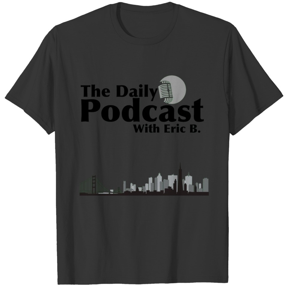 The Daily Podcast Stickers T-shirt