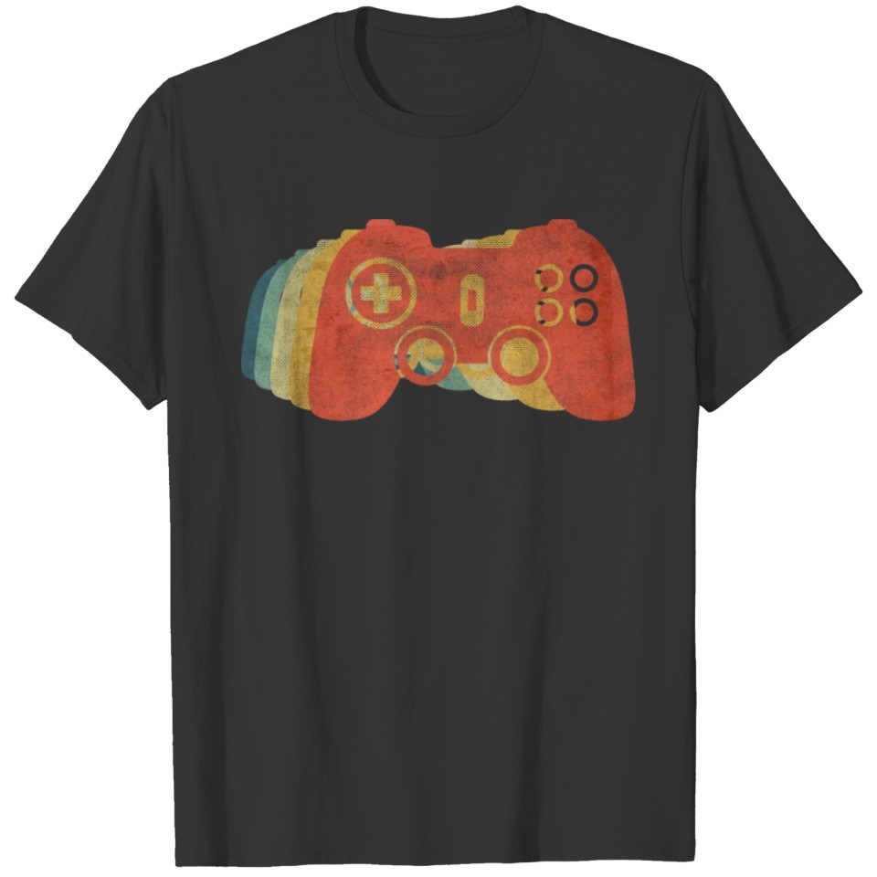 Gaming Controller Video Game Gamer Retro Vintage T-shirt