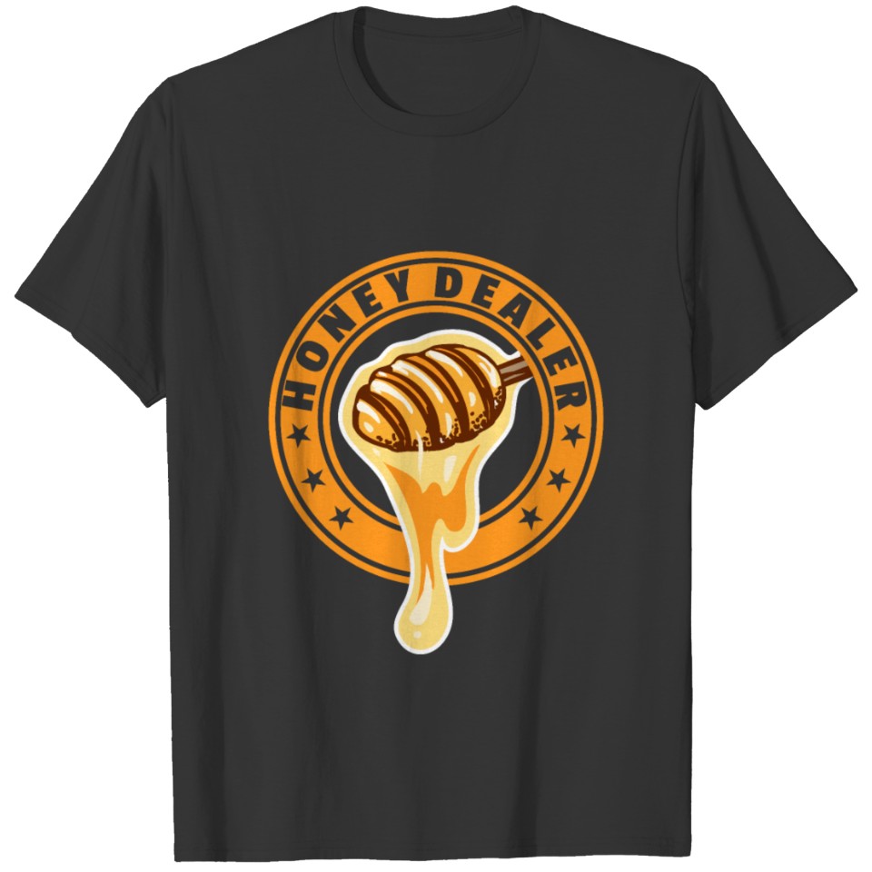 Honey Dealer Beekeeper Hive Beekeeping Honey Bee L T-shirt