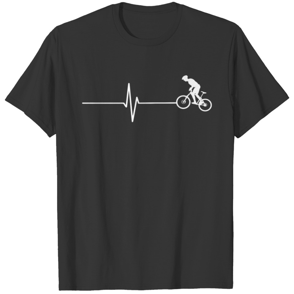 Road Bike Bike Heartbeat T-shirt