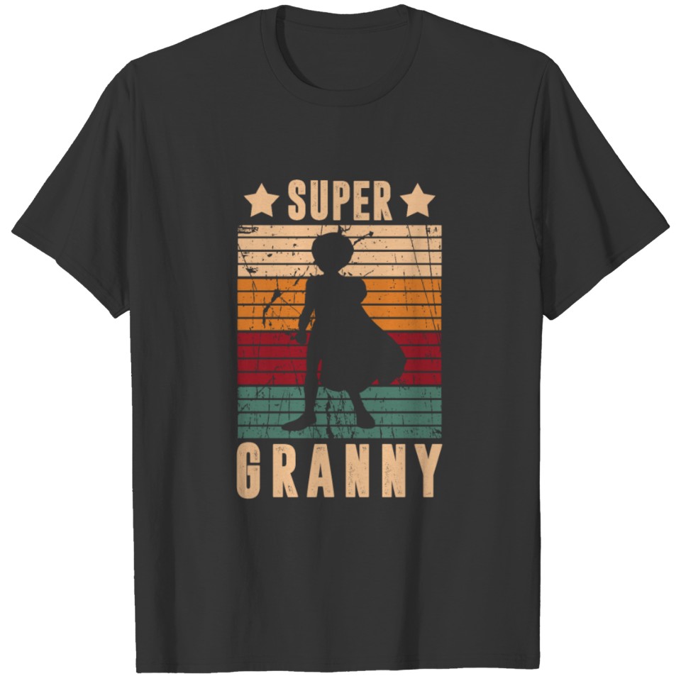 Super Granny Mother's Day Mama Mommy Vintage T-shirt