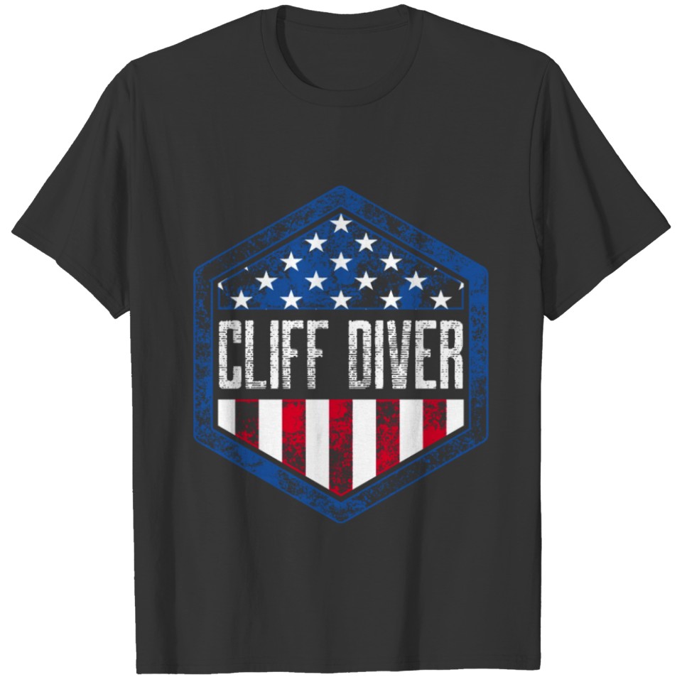 Cliff Diving Lover Inspiring Cliff Jumping Diver T-shirt