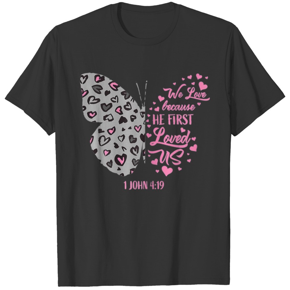 Cute Valentines Day Gifts Her Women Butterfly T Shirts