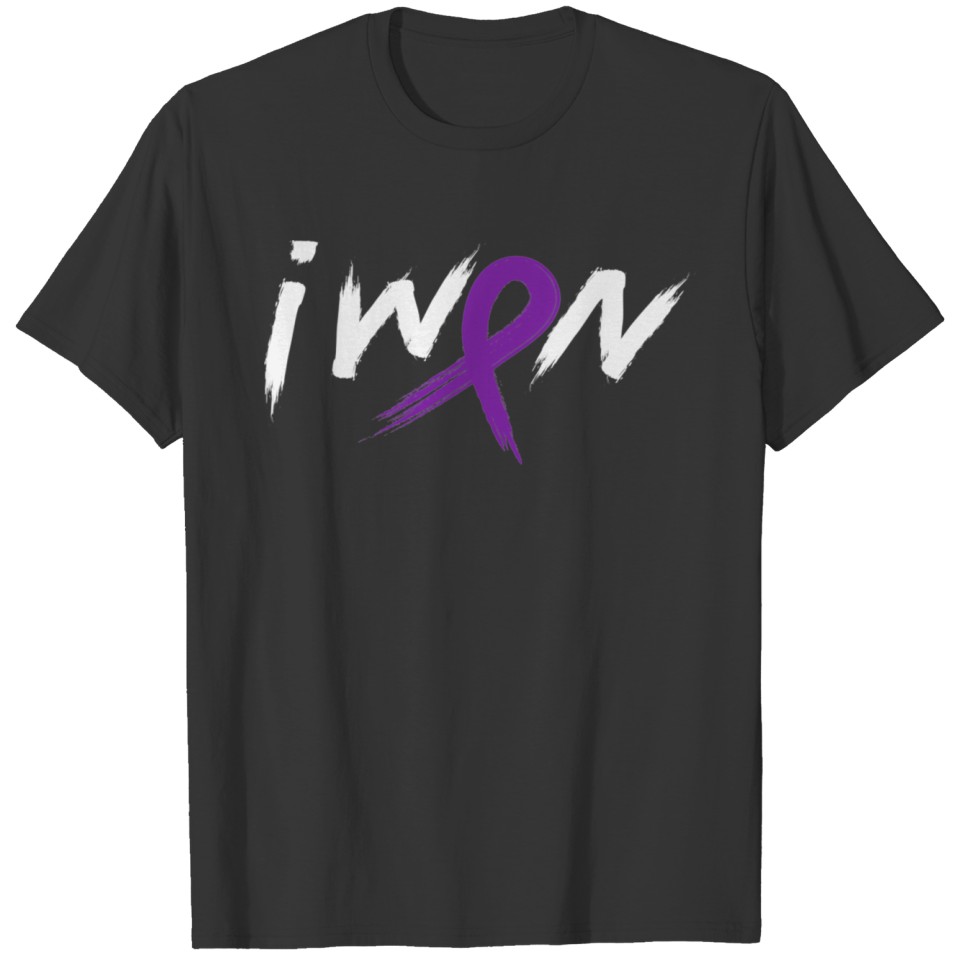Lupus Awareness I Won Purple Ribbon Support T-shirt