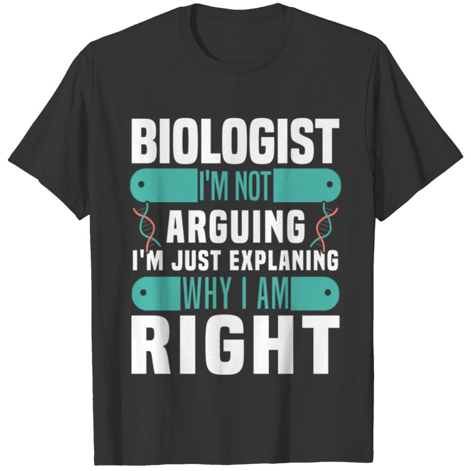 Biologist Gifts | Biology Teacher Science Students T-shirt