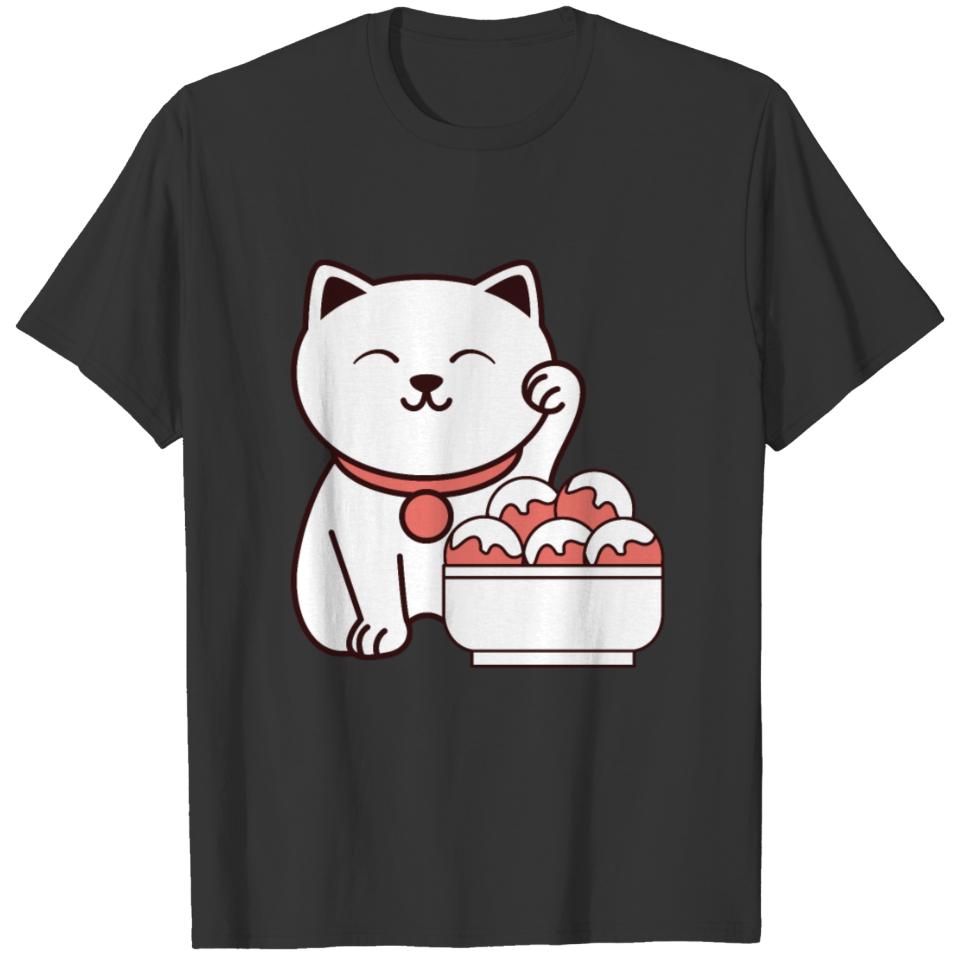 kawaai Cat Tshirt I Kawaii Sushi Cat Tshirt T-shirt