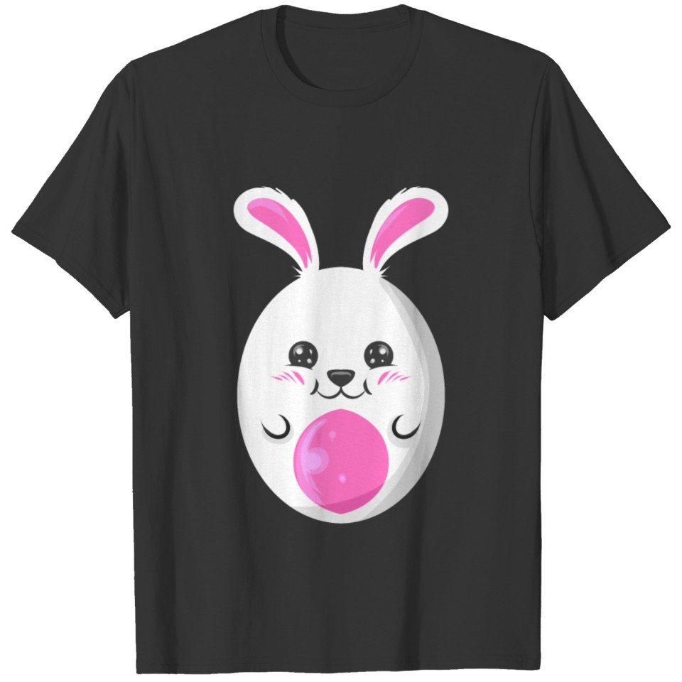 Painted Easter Egg in Rabbit Look Bunny Egg Easter T-shirt