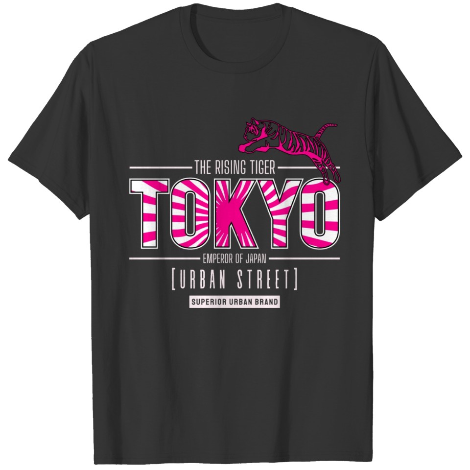 Tokyo The Rising Tiger/Neon for Tiger Urban. T-shirt